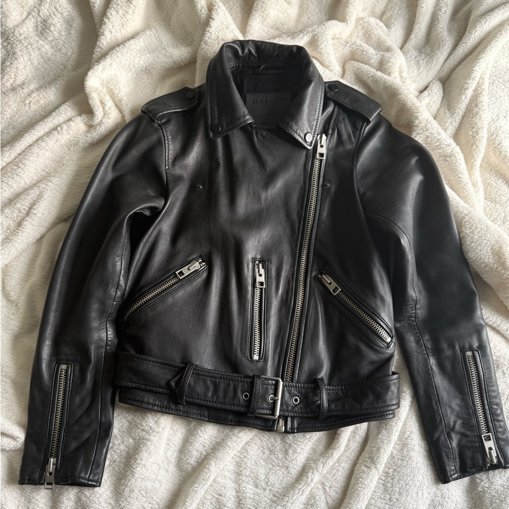ALLSAINTS - 100% Leather Jacket - Size 2